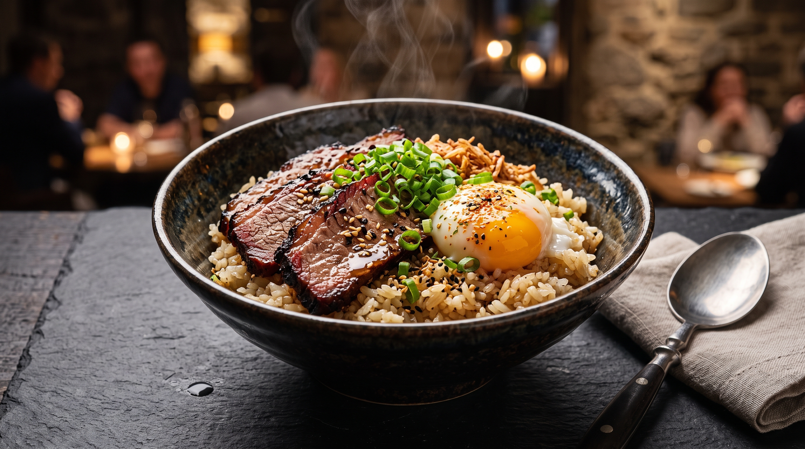 Smoked Beef Truffle Rice