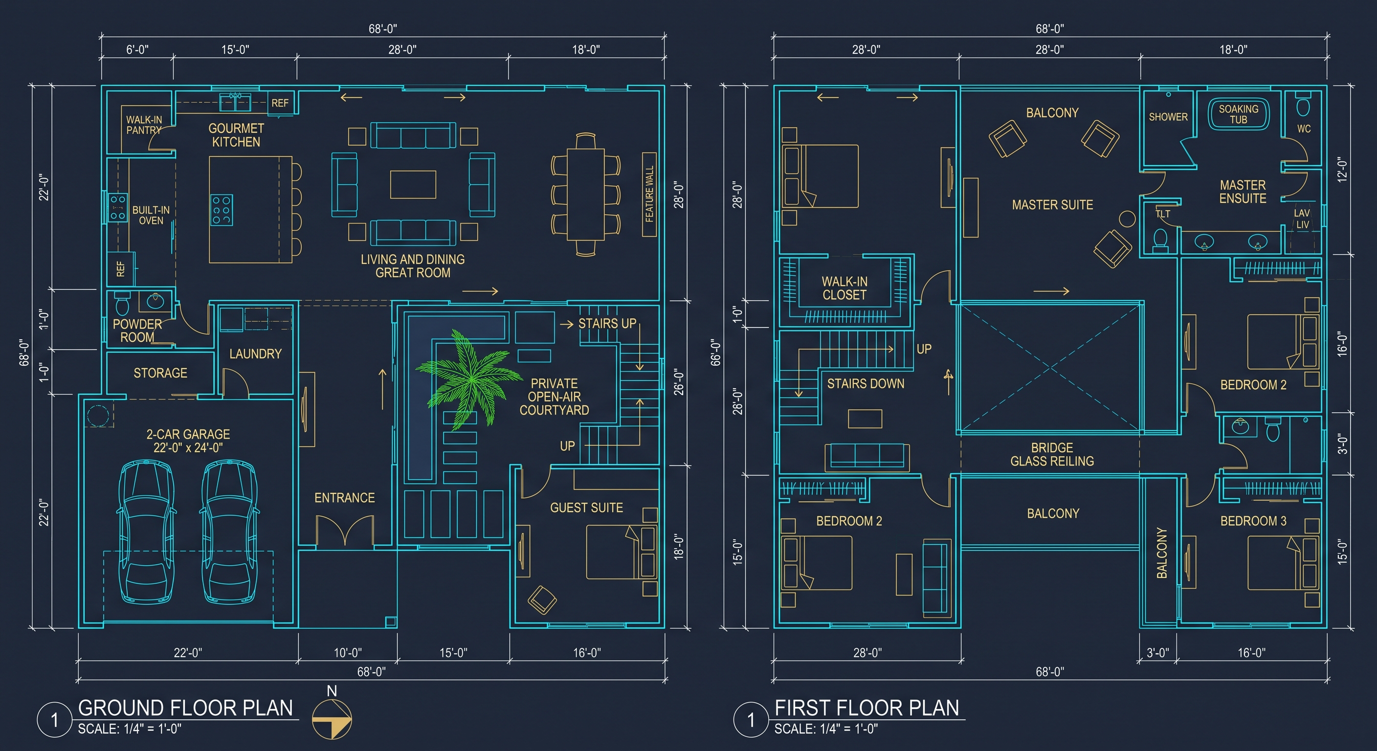 The Sapphire Pavilion Floorplan Blueprint